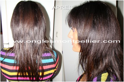 extensions cheveux apres r