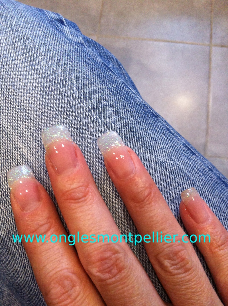 pose french paillette diamant