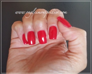 vernis semi permanent rouge